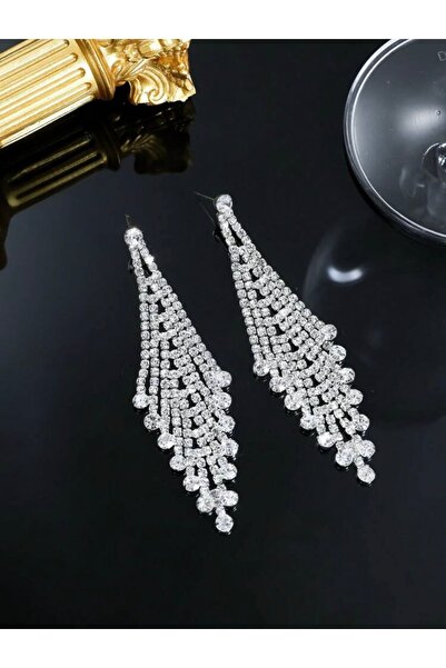 begüm jewelery KRİSTAL SALLANTILI TASARIM KÜPE