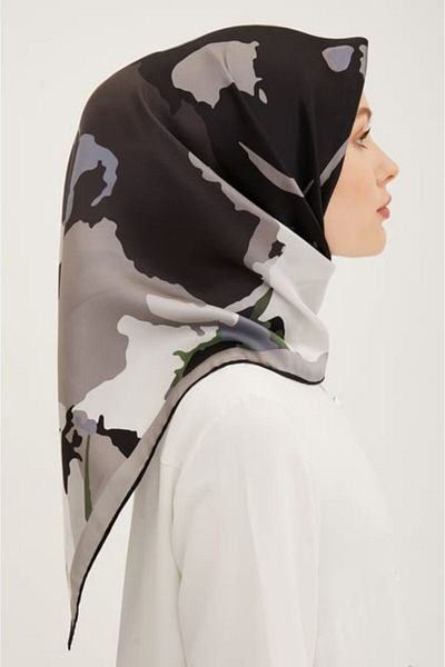 Armine Twill Silk Scarf - Nostalgia 8935D-01