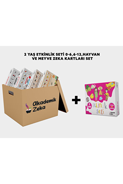 akademik zeka 2 Yaş Etkinlik Seti, 0-6 Ay, 0-12 Ay, Hayvanlar, Meyveler Zeka ...