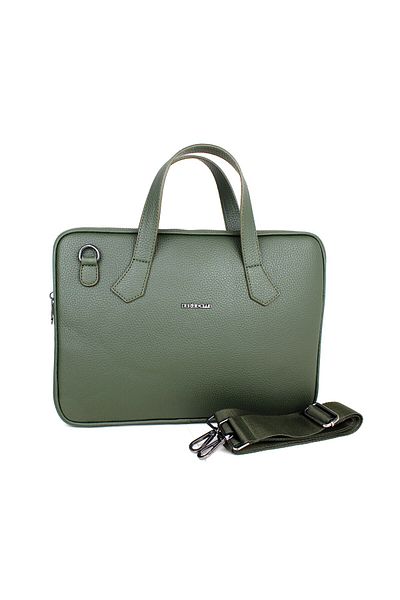 deri,se club Women's Khaki Color Briefcase 13.6 Inch Laptop Bag