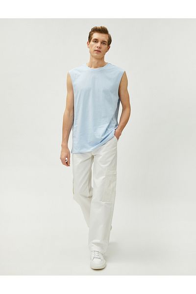 Koton Basic Tank Top Crew Neck Cotton