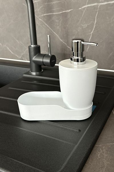 Prima Nova Pure Sponge Kitchen Liquid Soap Dispenser-white