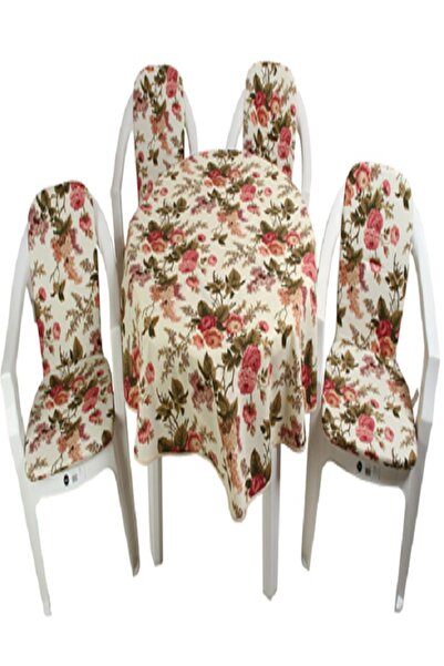 Belde DELÜKS ( 4+1 ) MASA ÖRTÜLÜ MİDİSET NERGİS-2381