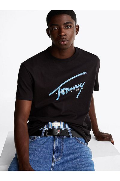 Tommy Hilfiger Tommy Hilfiger Men Black T-Shirts