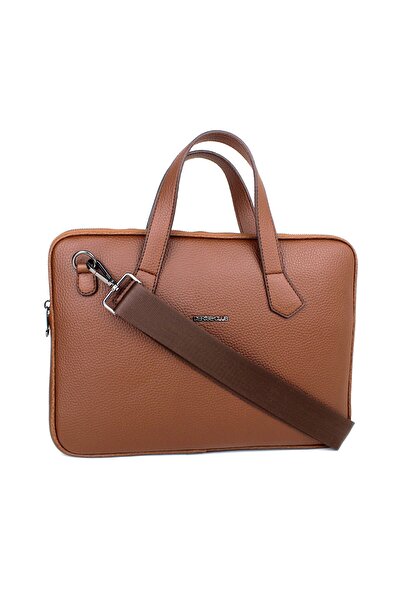 deri,se club Дамска чанта за лаптоп 13,6 инча в кафяв цвят