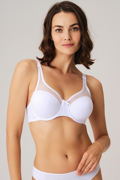 GOLDENBAY Sutien de minimizare a cupelor moale - Fără căptușeală, cu sârmă și detaliu din tul 3606