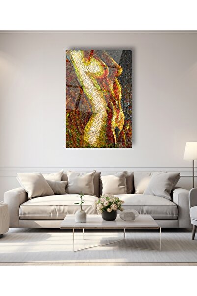 Alicedekorasyon Vitray Nü Sanatı Cam Tablo