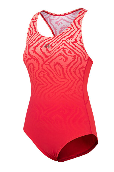 Slazenger Sports Back Kadın Yüzücü Kırmızı Mayo