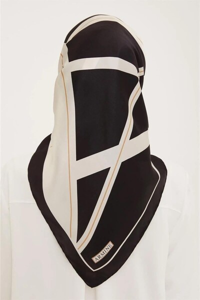 Armine Nostalgia Series Silk Twill Scarf 8945D-01