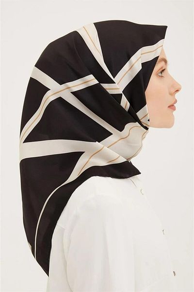 Armine Nostalgia Series Silk Twill Scarf 8945D-01
