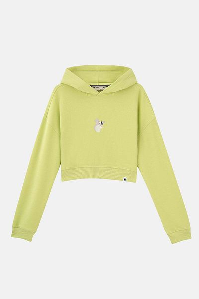 WWF Market Hanorac Sugar Glider Supersoft Crop - Verde fistic