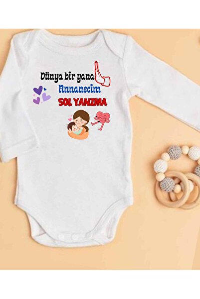 lupi ANNANEYE HEDİYE İSİMLİ ZIBIN ANNANE OLUYORSUN YAZILI BEBEK