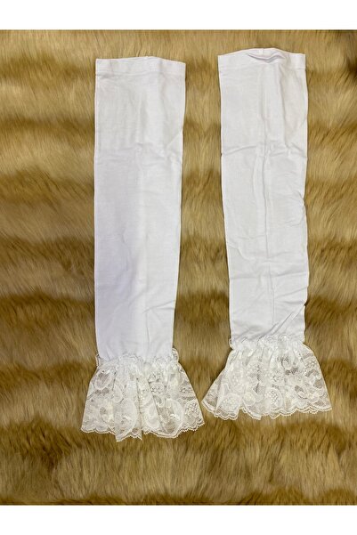 skycott πριγκίπισσα μοντέλο δαντέλα λεπτομέρεια καρπού μισό μανίκι μουσουλμανικό μανίκι