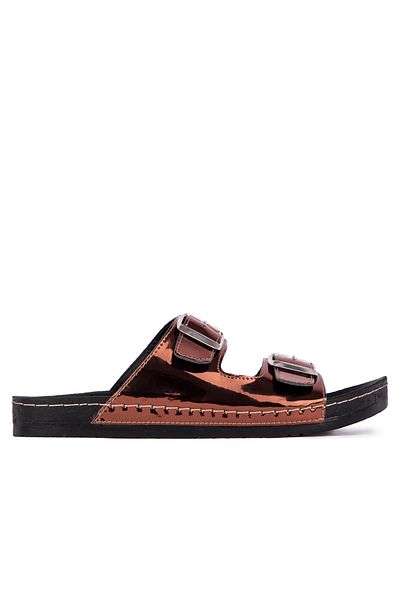 Esem Bronze Women's Slippers - 473 Model