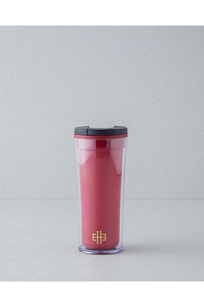English Home Good Mood Red Acrylic Everyday Travel Mug - 350 ml