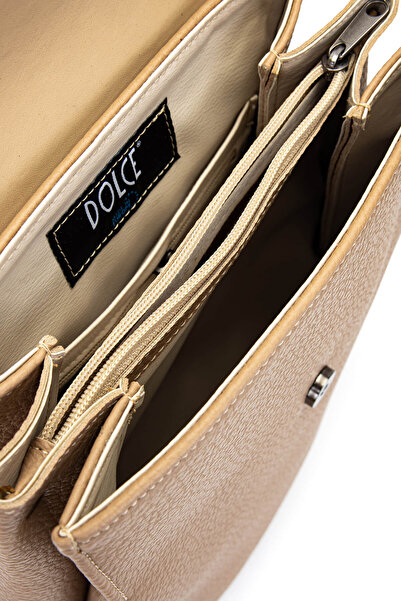 Dolce Women's Vegan Beige Backpack