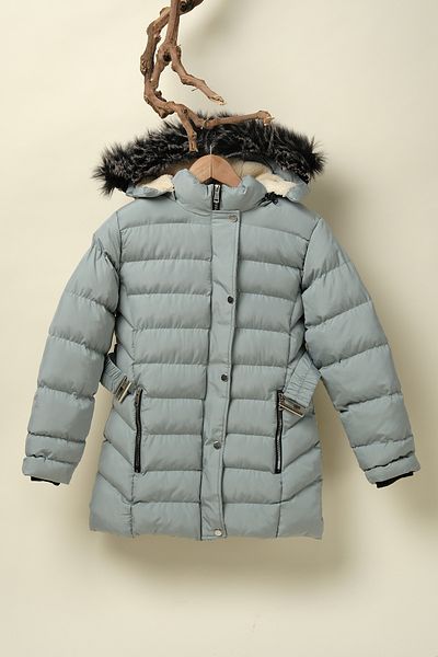 Zaziko Kids Palton puf pentru fete cu fleece în interior Km.0043-zz
