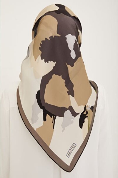 Armine Twill Silk Scarf - Nostalgia 8935D-06