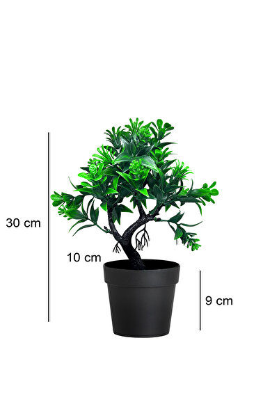 HOMİNG Plantă artificială cu frunze verzi Homing 30 cm 241819
