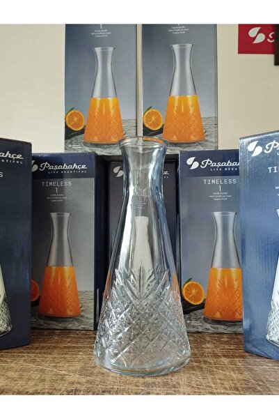 ORTAKÖY CENNETİ Timeless Karaf Limonata Şişesi Vazo Şişe Sürahi 940 CC Kapaksız