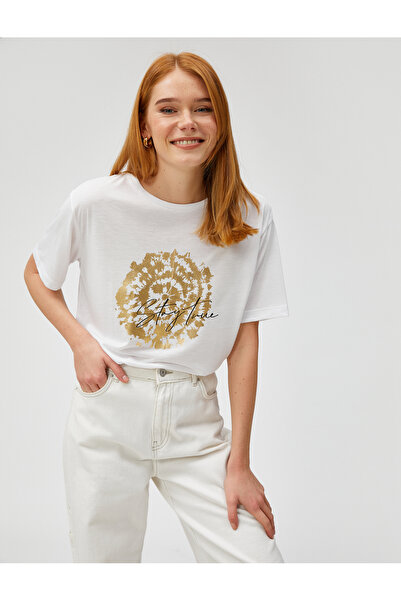 Koton Tricou cu imprimeu luminos Relax Fit