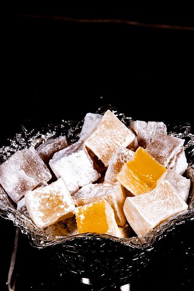 SAFRANTAT Saffron Bottle Gummy Turkish Delight - Vegan, Glucose Free, 100% Natural (Net 420 Gr)