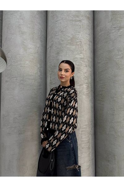 İLKCET MODA Tricotaj cu model Pitikare Cardigan damă