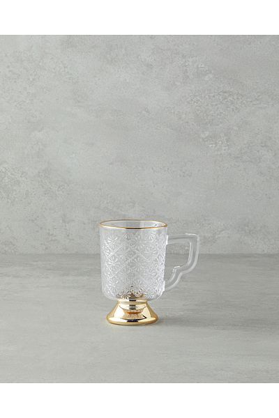 English Home Trophy Shine Gold Glass - 2 Pack 325 ml Mug