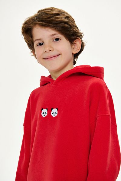 WWF Market Chi & Chi Supersoft Kids Hoodie - Red