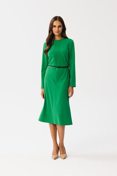 Stylove A dress with decorative stitching