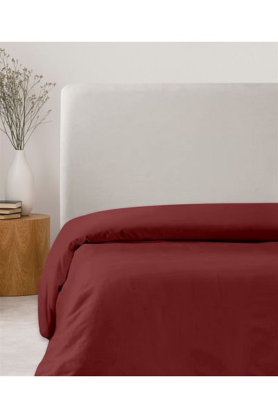 Evim 100% Cotton Akfil Duvet Cover Double 200X220 cm Dark Claret Red