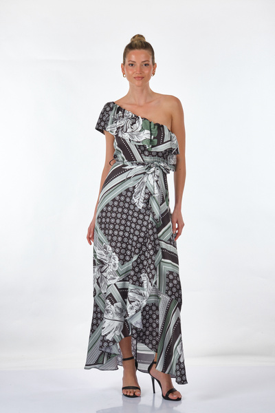 Ysatis Tek Omuz Multi Kadın Elbise 20224000150