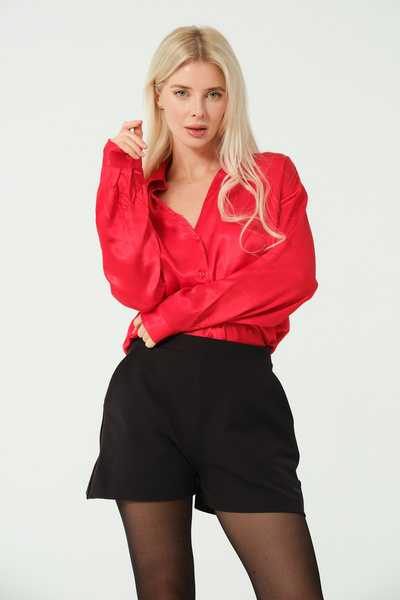 S'amore Clothing Basic Saten Gömlek