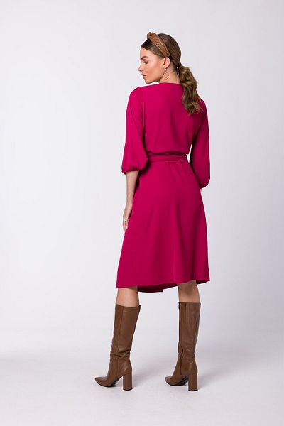 Stylove Wrap dress with a tie