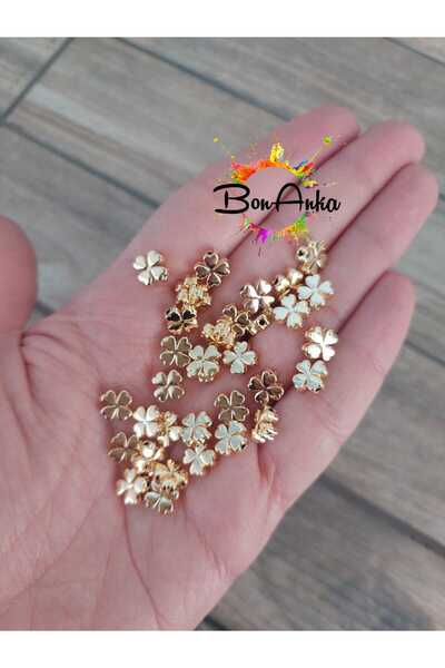 Bonanka Yonca Model Bileklik Kolye Halhal Ara Aparatı (10 Adet)