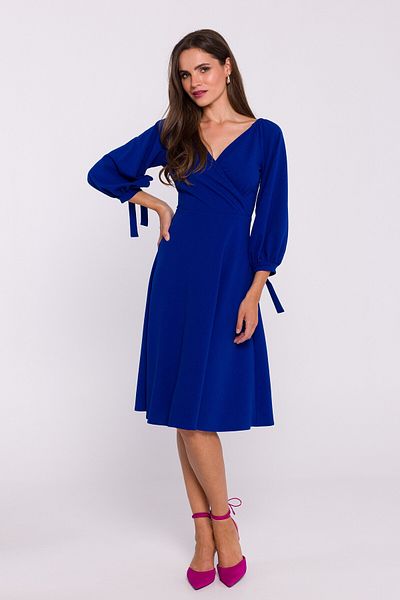 Stylove O rochie evazată cu mâneci încleștate