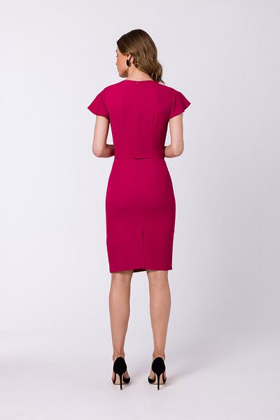 Stylove Rochie creion cu maneci scurte