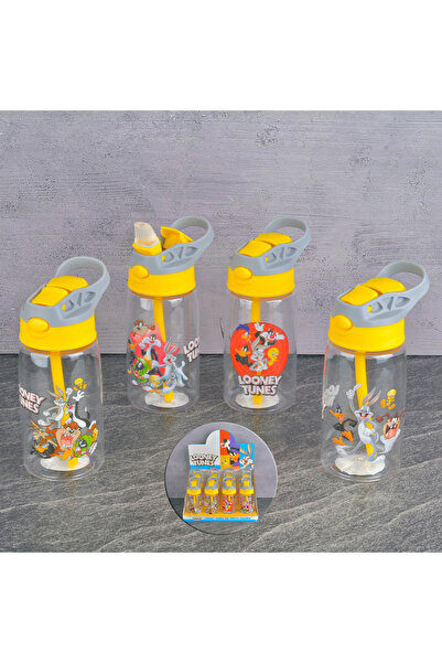 Tohana Looney Tunes Ozi Glass Flask with Straw 480 ml