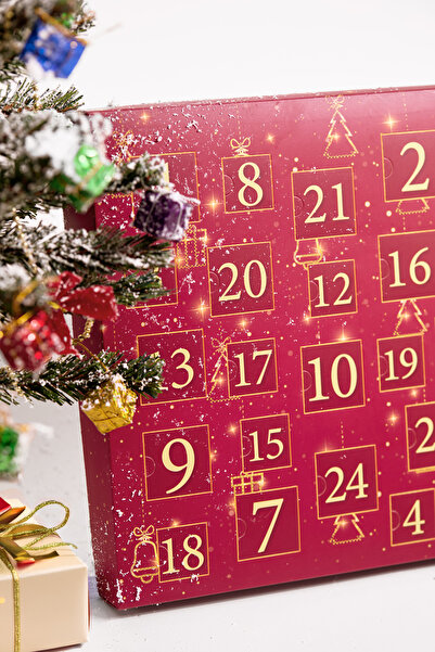 Elika Silver Kadın 24'lü Hediye Seti - Advent Calendar - Charm Hediye Kutusu - 1 Adet Sürpriz 925 Ayar Gümüş Ürün