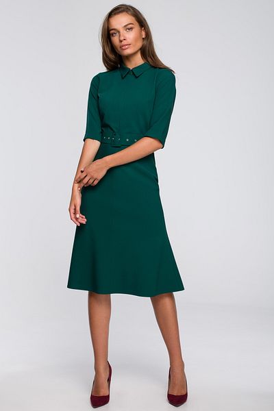 Stylove Rochie cu curea și cataramă