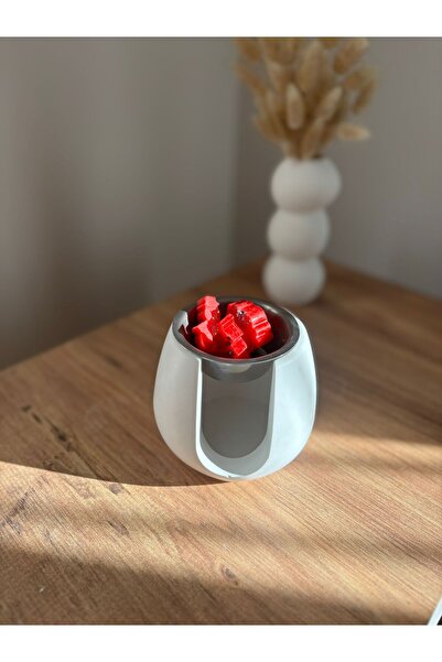 Decorative Censer, Handmade , Stone Dust and Metal Chamber