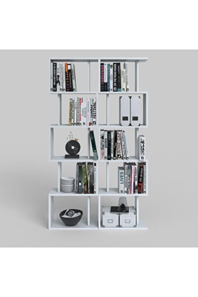 Kenzlife Kitaplık Raf Diba2 Byz 129X080X19 Banyo Kiler Ofis (M)