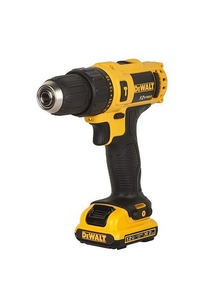 Dewalt مثقاب مطرقة صغير الحجم يعمل ببطارية ليثيوم أيون بقوة 12 فولت مع 10 رؤوس