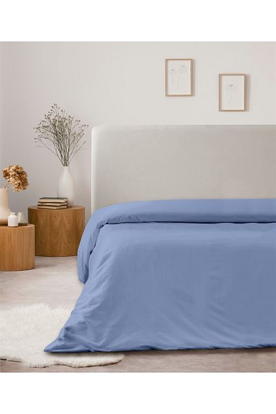 Evim 100% bumbac Akfil Husă de pilota o singură 160x220 Cm Albastru