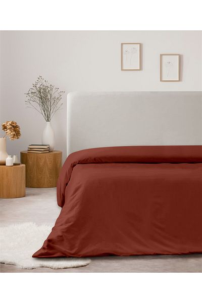 Evim 100% Cotton Akfil Duvet Cover Single 160X220 cm Claret Red