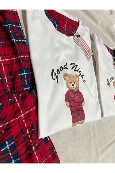 Serbella Men's Pajama Set - Couple Team Good Night Gingham