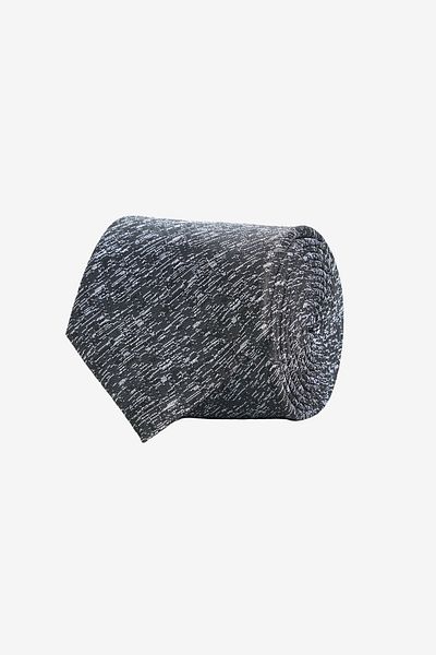 ALTINYILDIZ CLASSICS Men's Black-Grey Patterned Tie