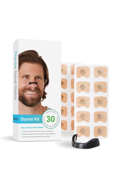 Store 30 Günlük Siyah Horlama Önleyici Manyetik Burun Bandı