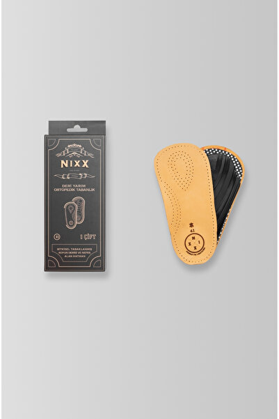 Nixx NX104 - 3/4 Deri Ortopedik | Bitkisel Tabaklanmış, Koku Oluşumunu Önleye...