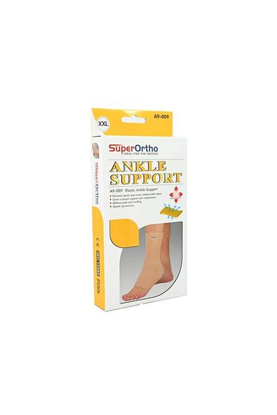 SUPERORTHO دعامة كاحل مرنة سوبر أورثو (أبيض) - A9-009 (Xxl)